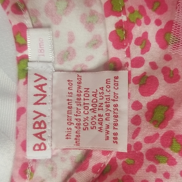BABY NAY LAYERED DRESS SIZE 18 MONTHS PINK FLORAL -COTTON - Picture 5 of 8